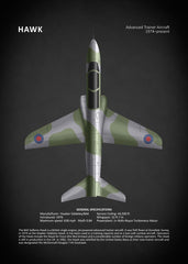 Affiche vintage avion hamk