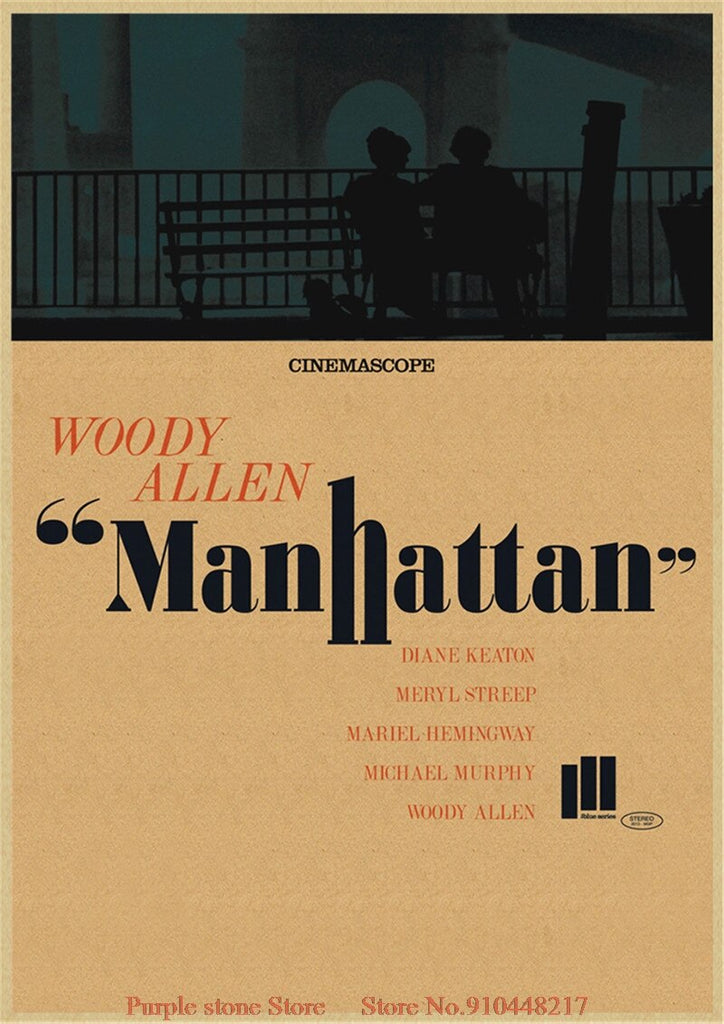 Affiche vintage film manathan