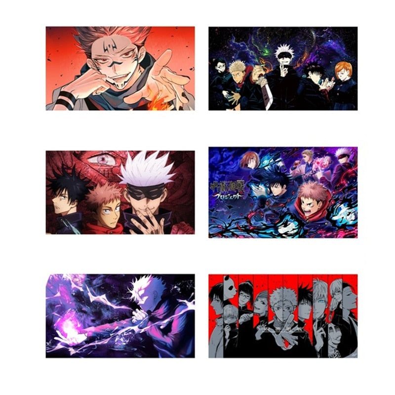 Affiche vintage japonaise Jujutsu Kaisen