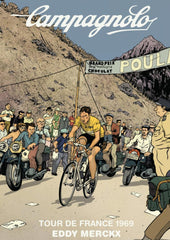 Affiche vintage vélo montagne