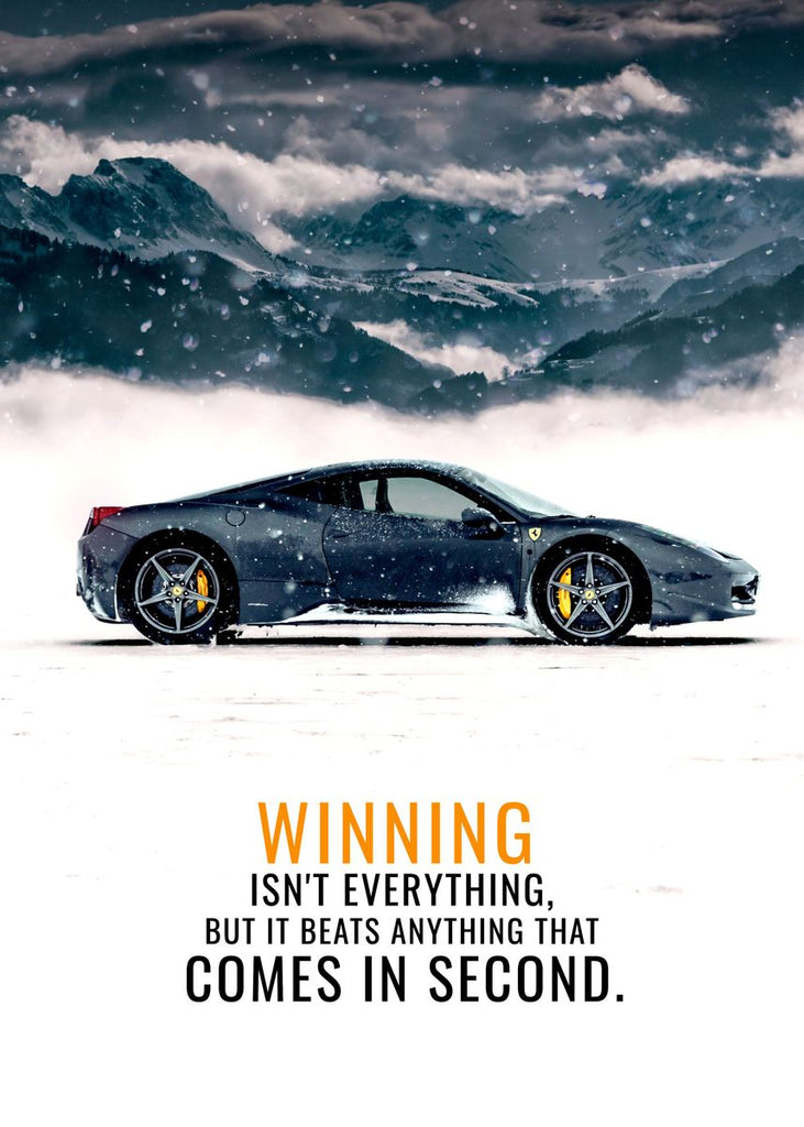 Cadre film voiture grise