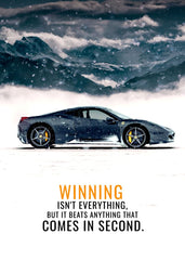 Cadre film voiture grise