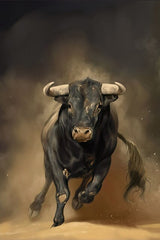 Cadre vintage course du taureau