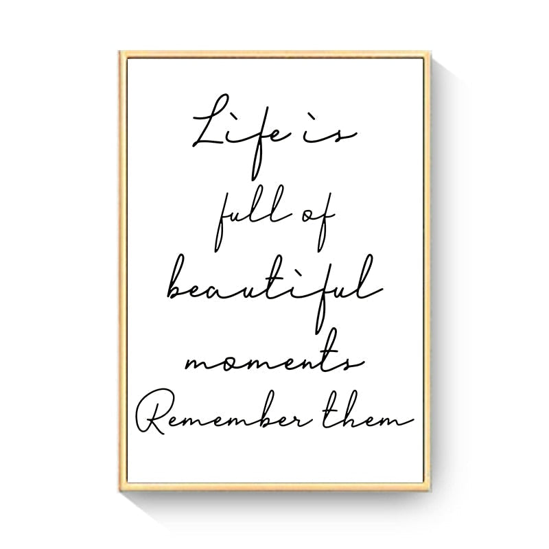 Cadre vintage écriture