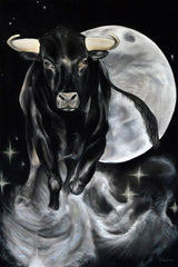 Cadre vintage vache noire