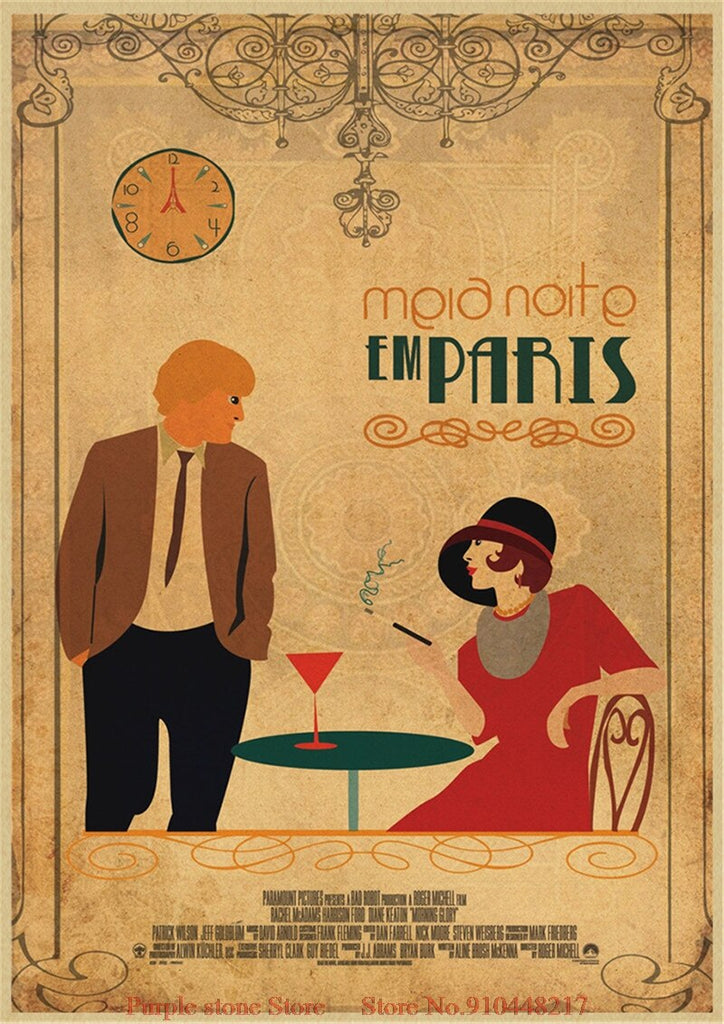 Tableau retro femme rouge