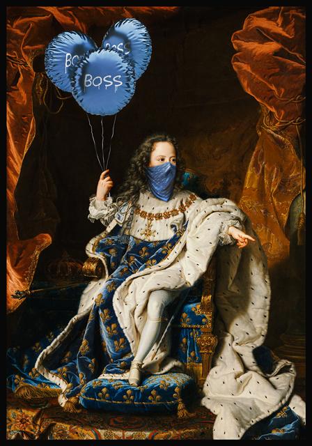 Tableau vintage empereur masqué