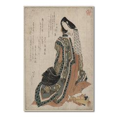 Tableau vintage japonais femme chic