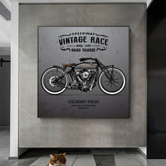 Tableau vintage moto légendaire