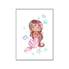 tableau dessin sirène disney