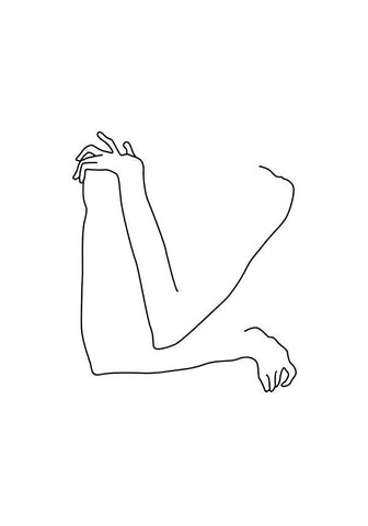 Affiche minimaliste bras femmes