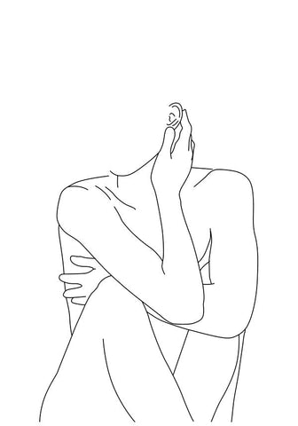 Affiche minimaliste corps femme