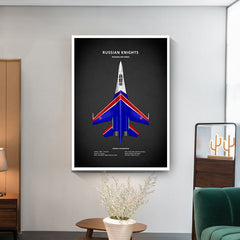 Affiche vintage avion russe