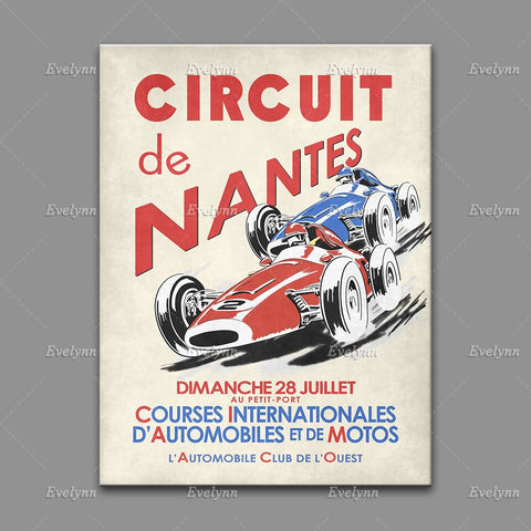 Cadre retro circuit de nantes