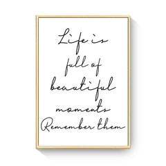 Cadre vintage écriture