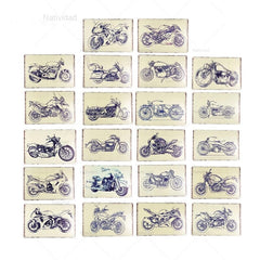 Cadre vintage moto classe