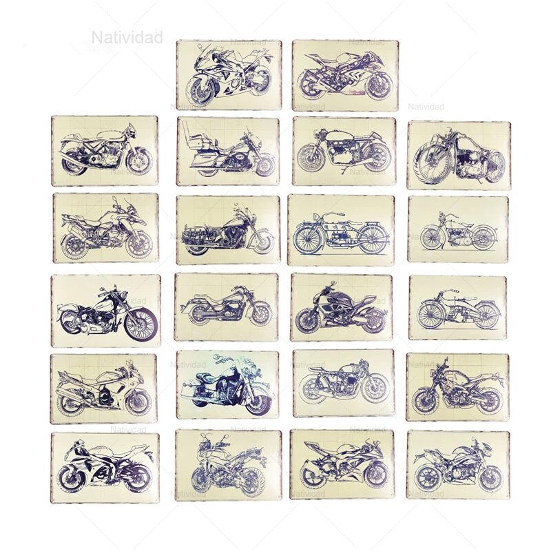 Cadre vintage moto de collection