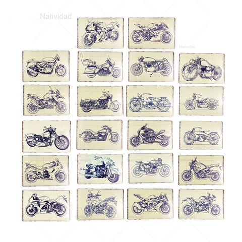 Cadre vintage moto de collection