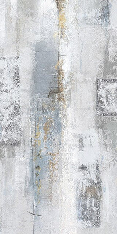 Tableau abstrait fond gris