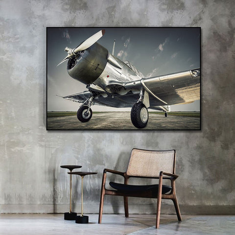 Tableau enfant photo avion