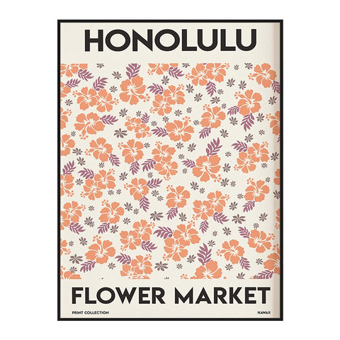 Tableau fleurs honolulu