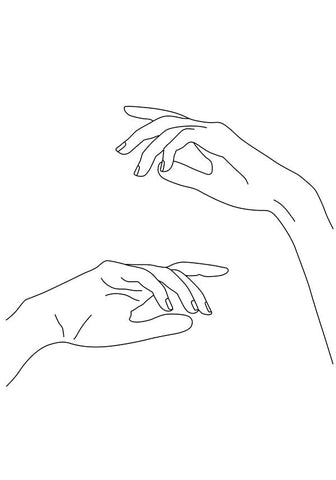 Tableau minimaliste dessin femme
