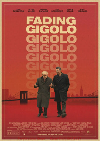 Tableau retro film gigolo